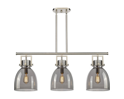 Downtown Urban Island Light Cast Brass
