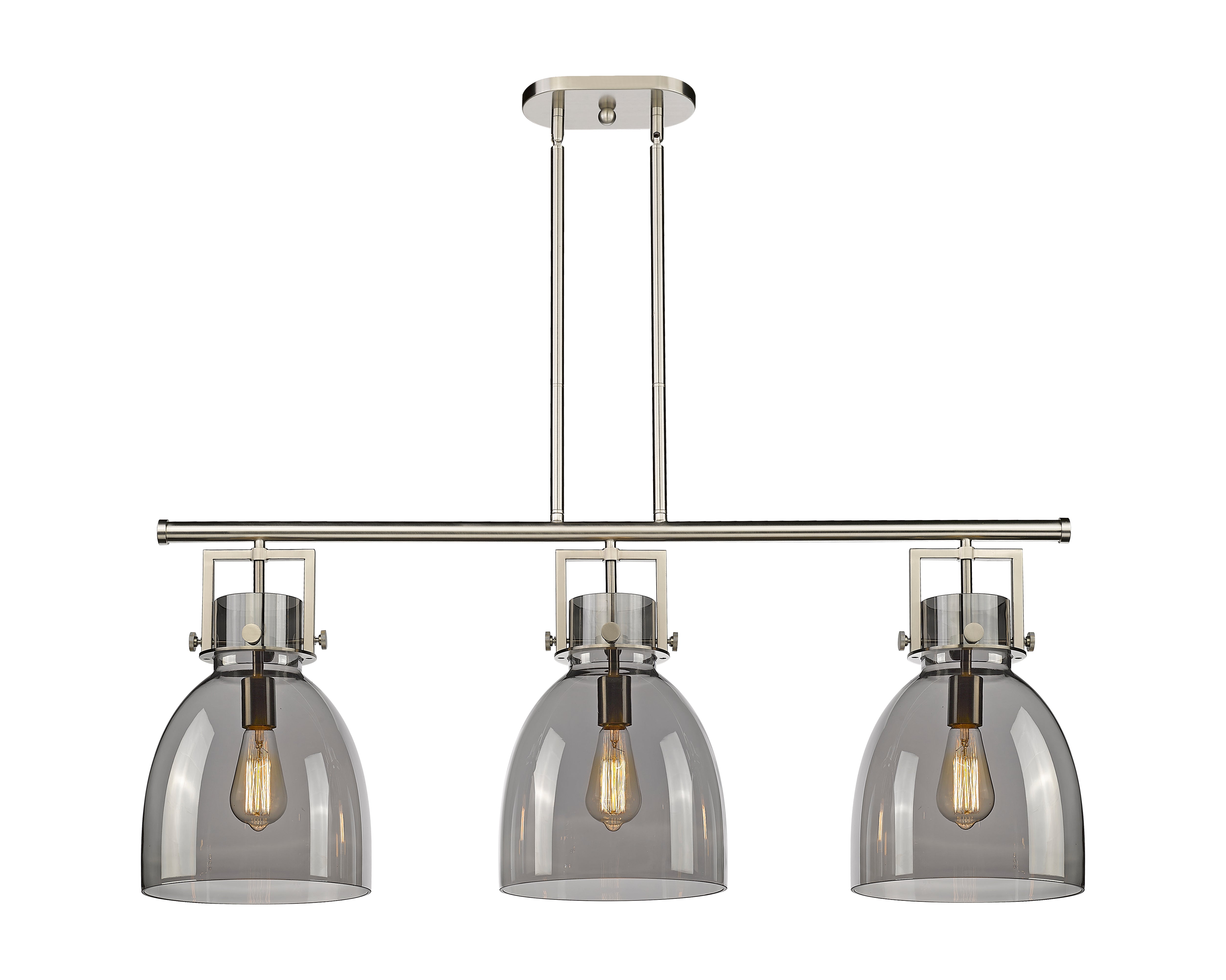Downtown Urban Island Light Cast Brass