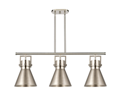Downtown Urban Island Light Cast Brass