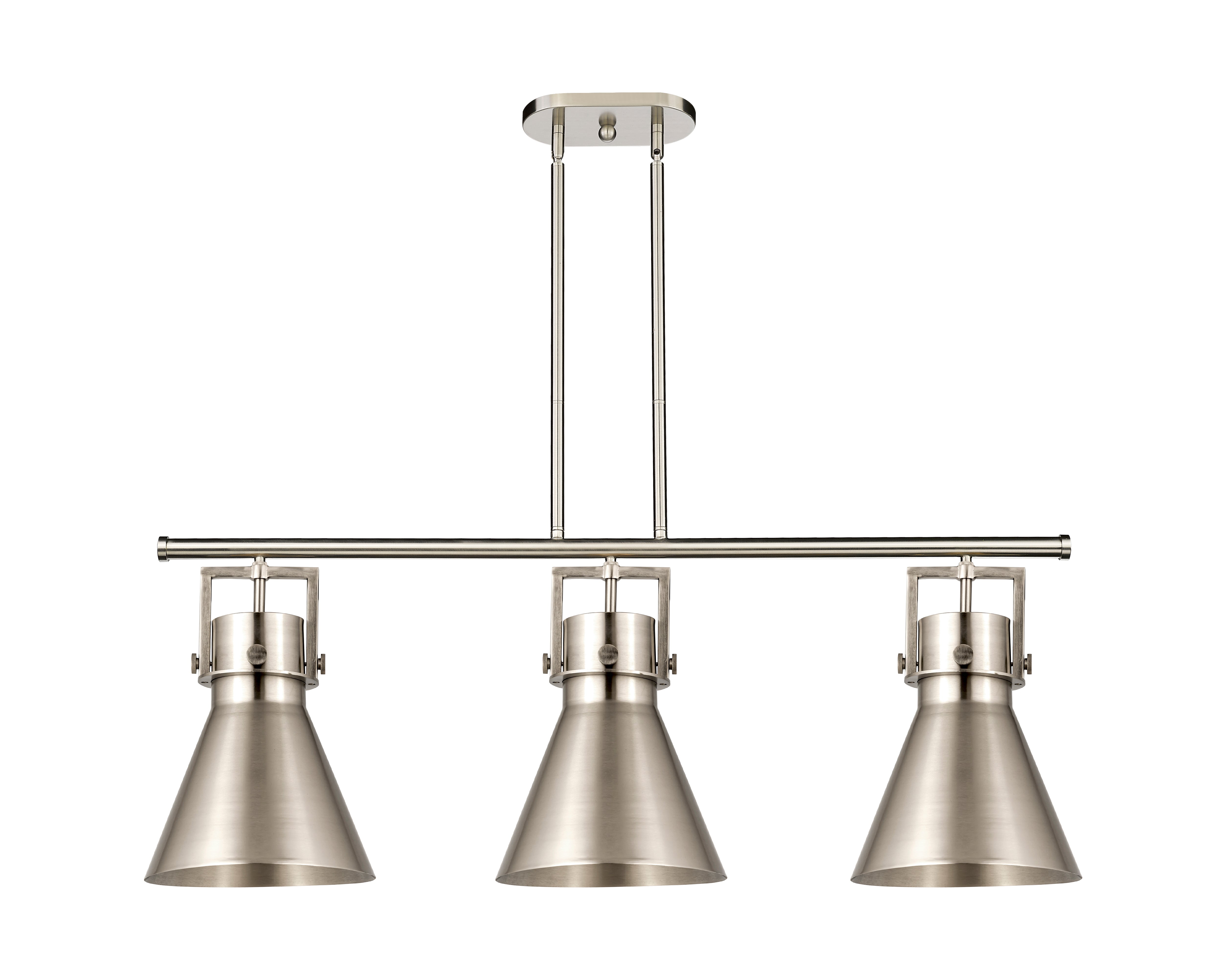 Downtown Urban Island Light Cast Brass