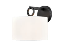 9.88'' Braxstan Matte Black 1 Light Wall Sconce