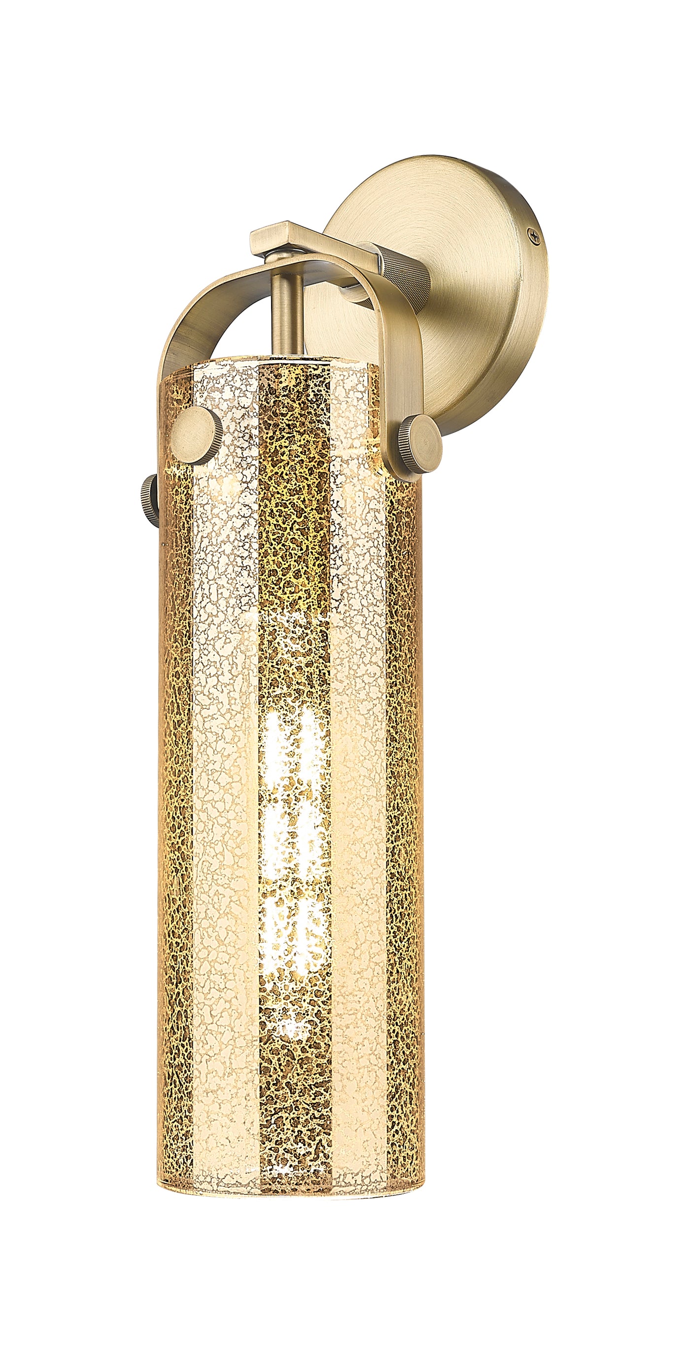 Downtown Urban Sconce Brass Glass Steel
