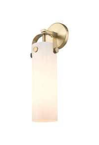 Downtown Urban Sconce Brass Glass Steel