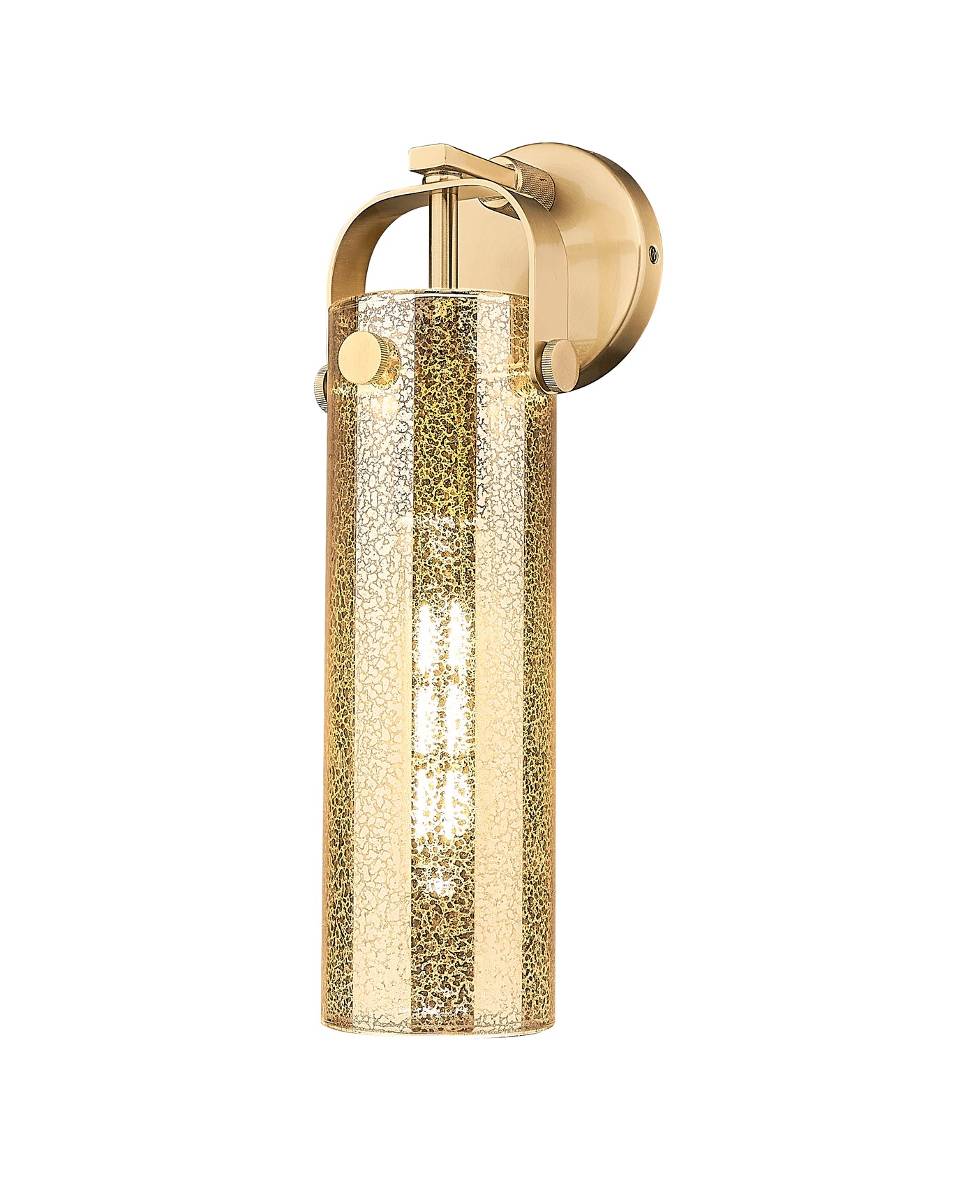Downtown Urban Sconce Brass Glass Steel