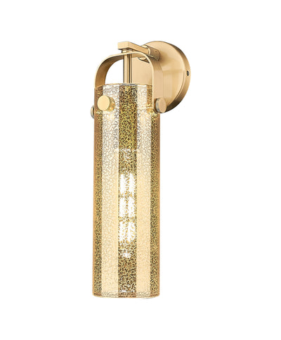 Downtown Urban Sconce Brass Glass Steel