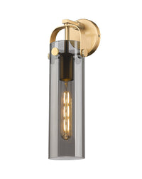 Downtown Urban Sconce Brass Glass Steel