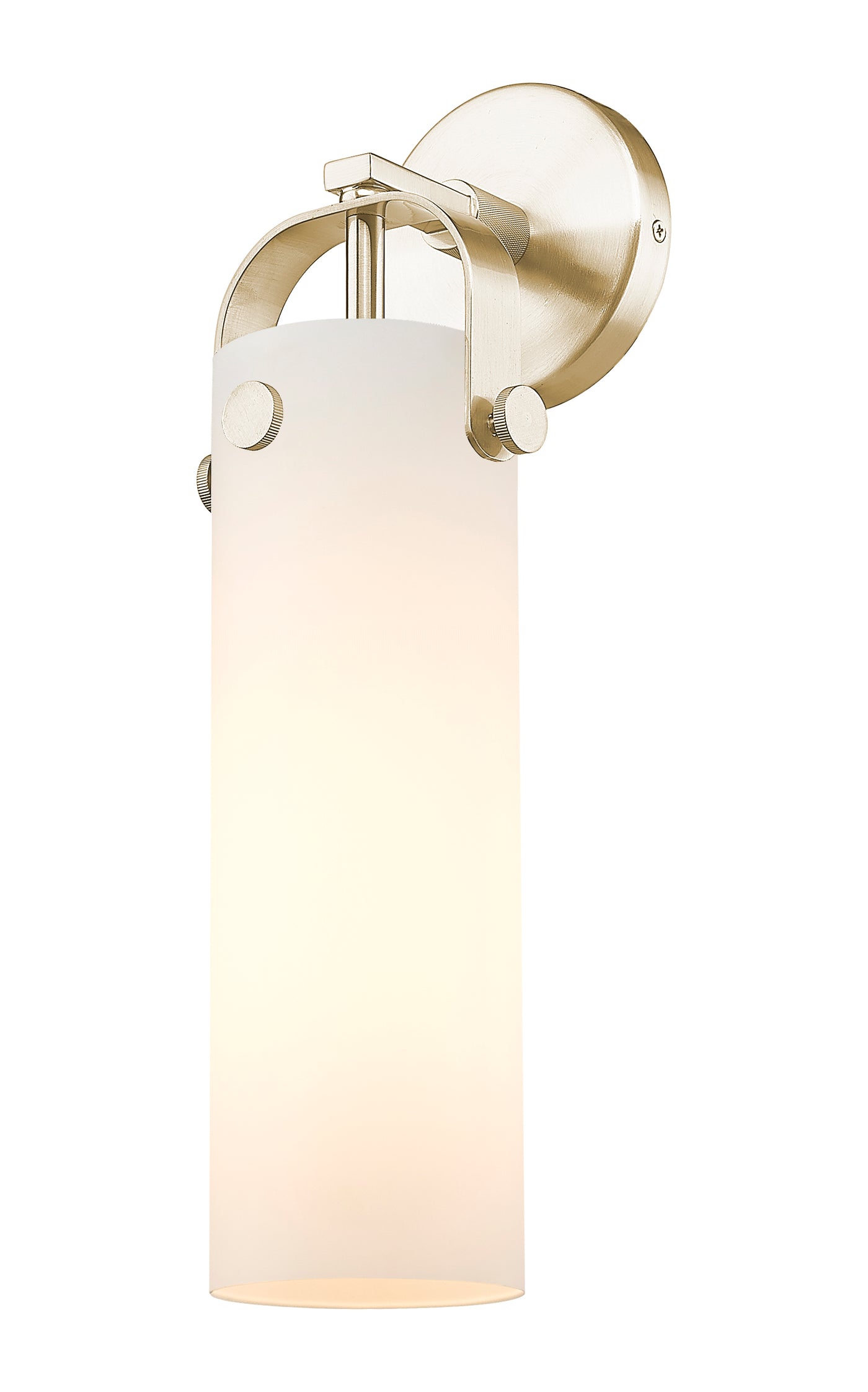 Downtown Urban Sconce Brass Glass Steel
