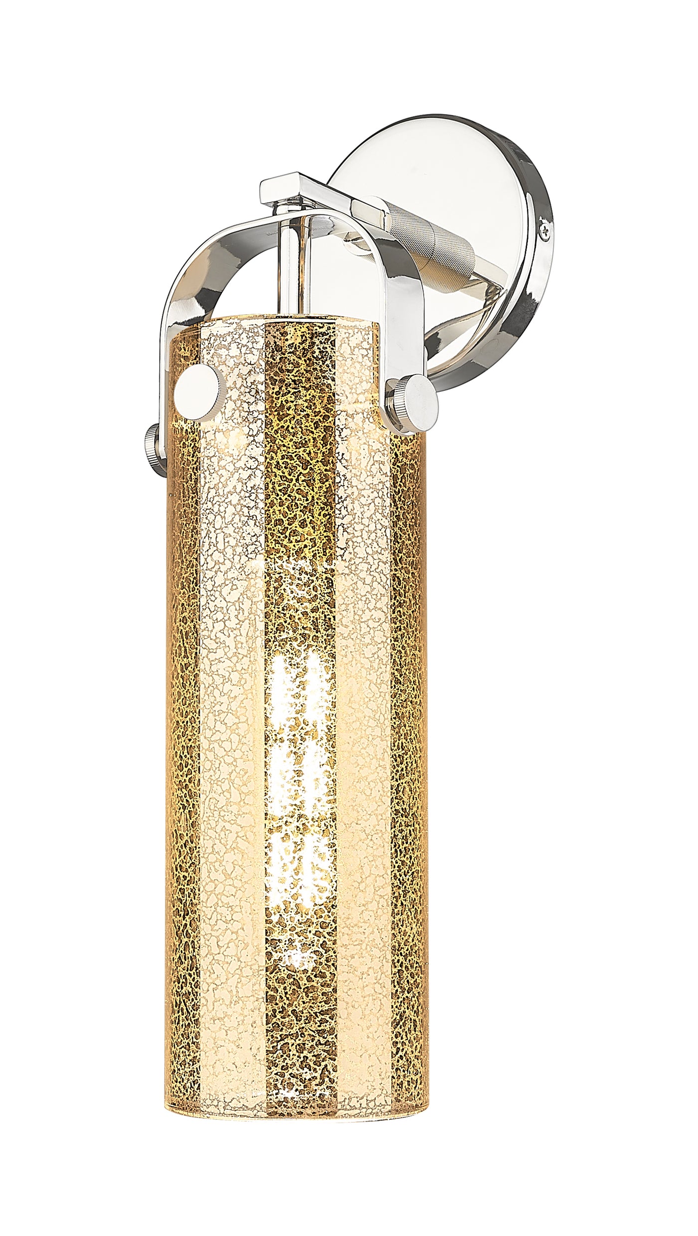 Downtown Urban Sconce Brass Glass Steel