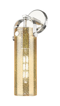 Downtown Urban Sconce Brass Glass Steel