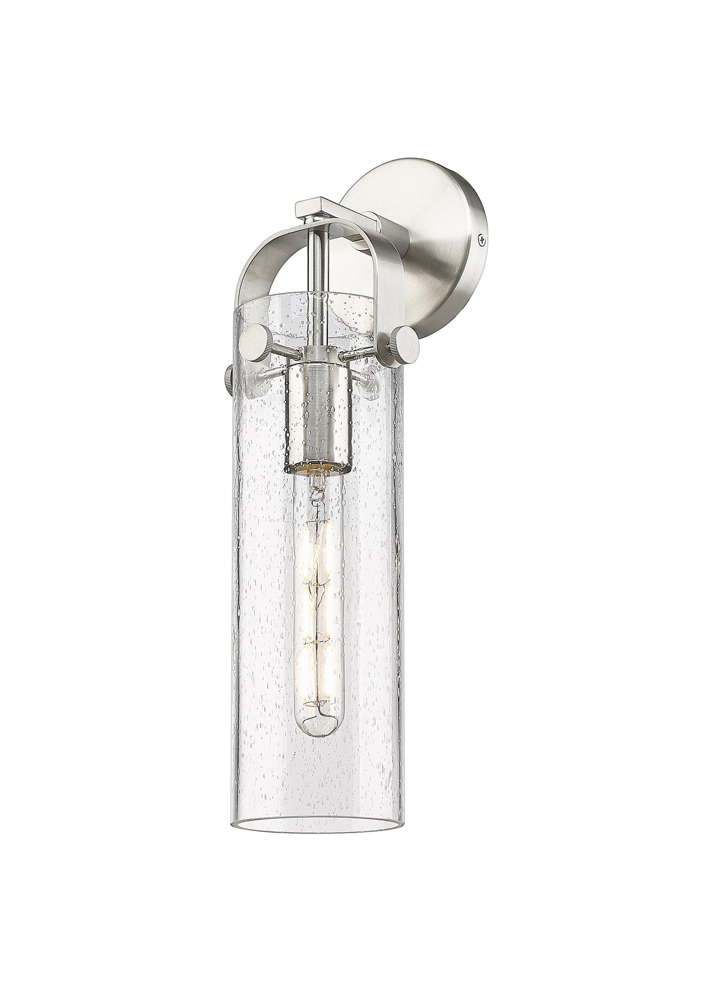 Downtown Urban Sconce Brass Glass Steel