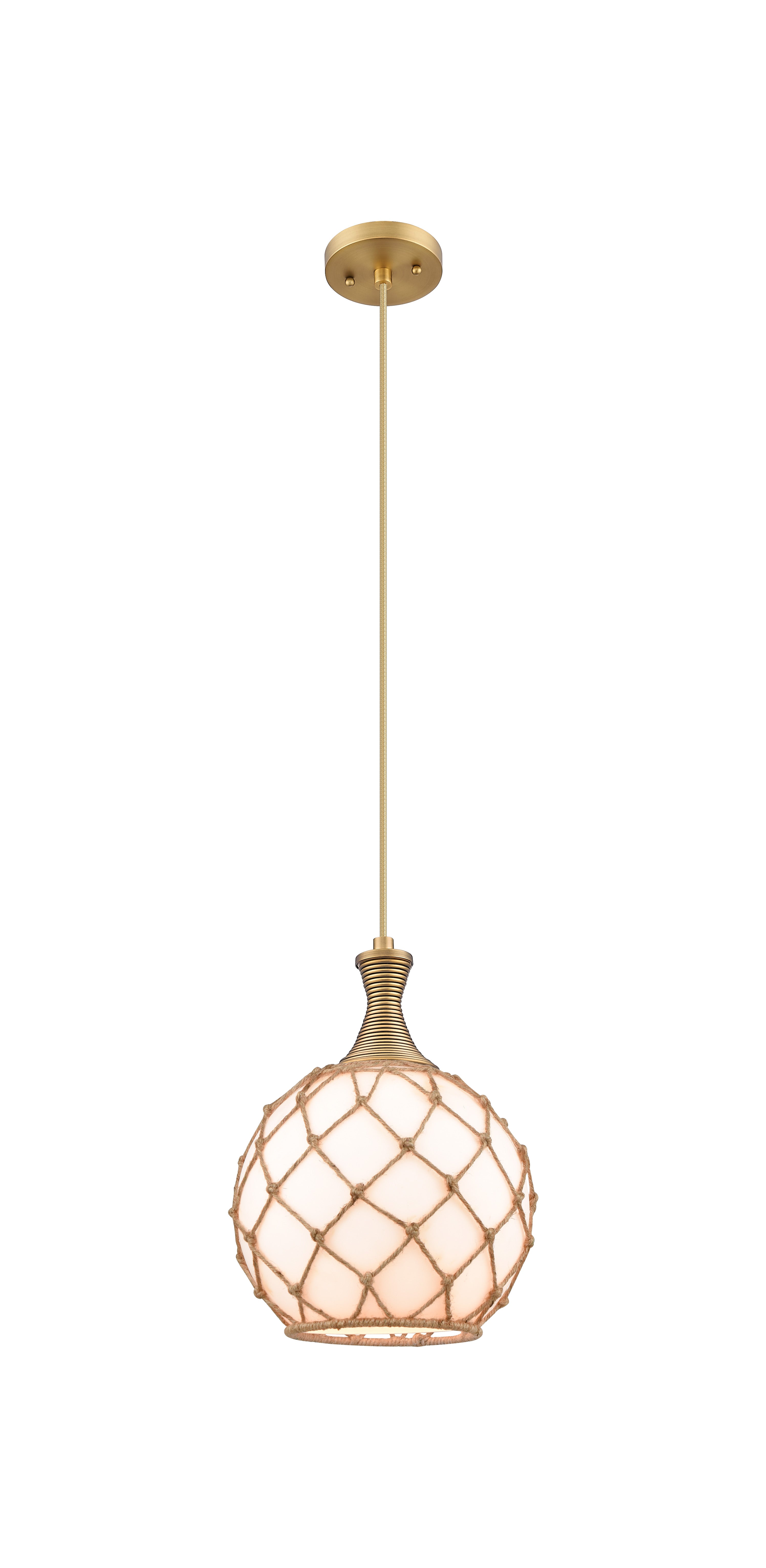 Ballston Mini Pendant Brushed Brass Dimmable