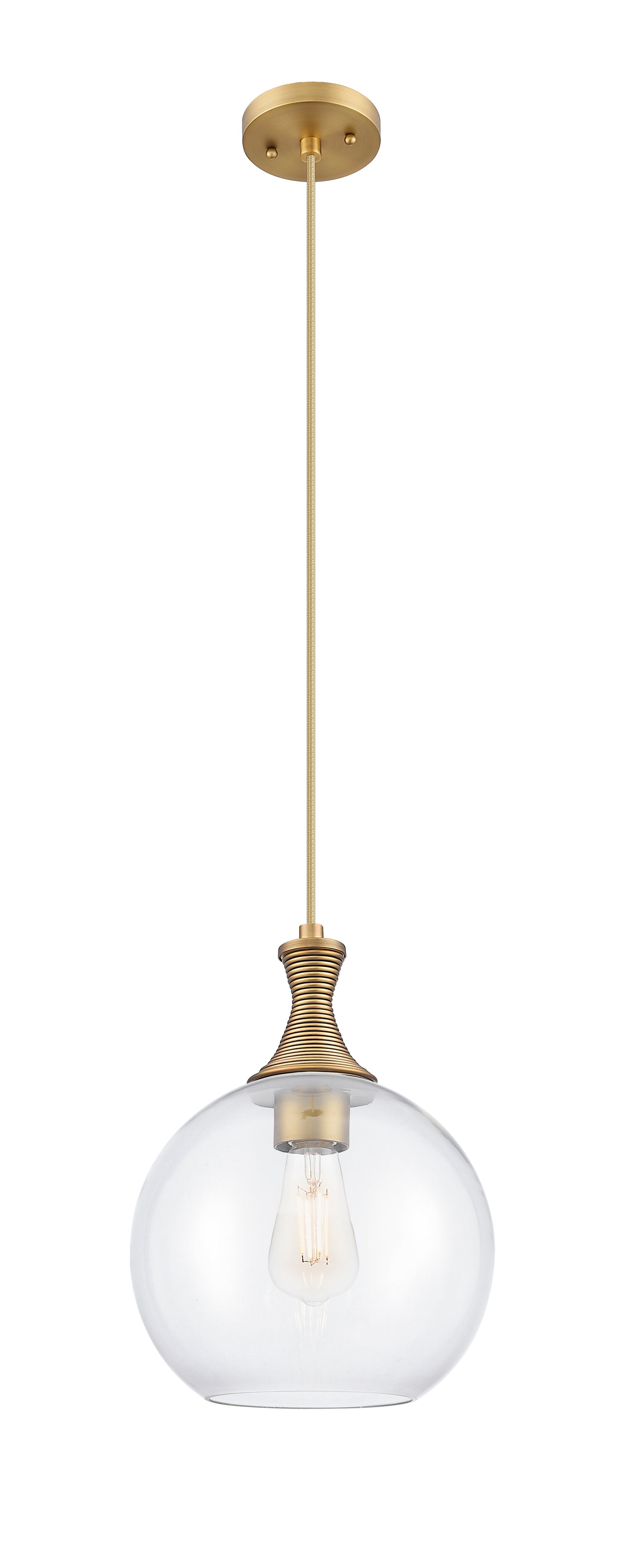Ballston Mini Pendant Brushed Brass Finish