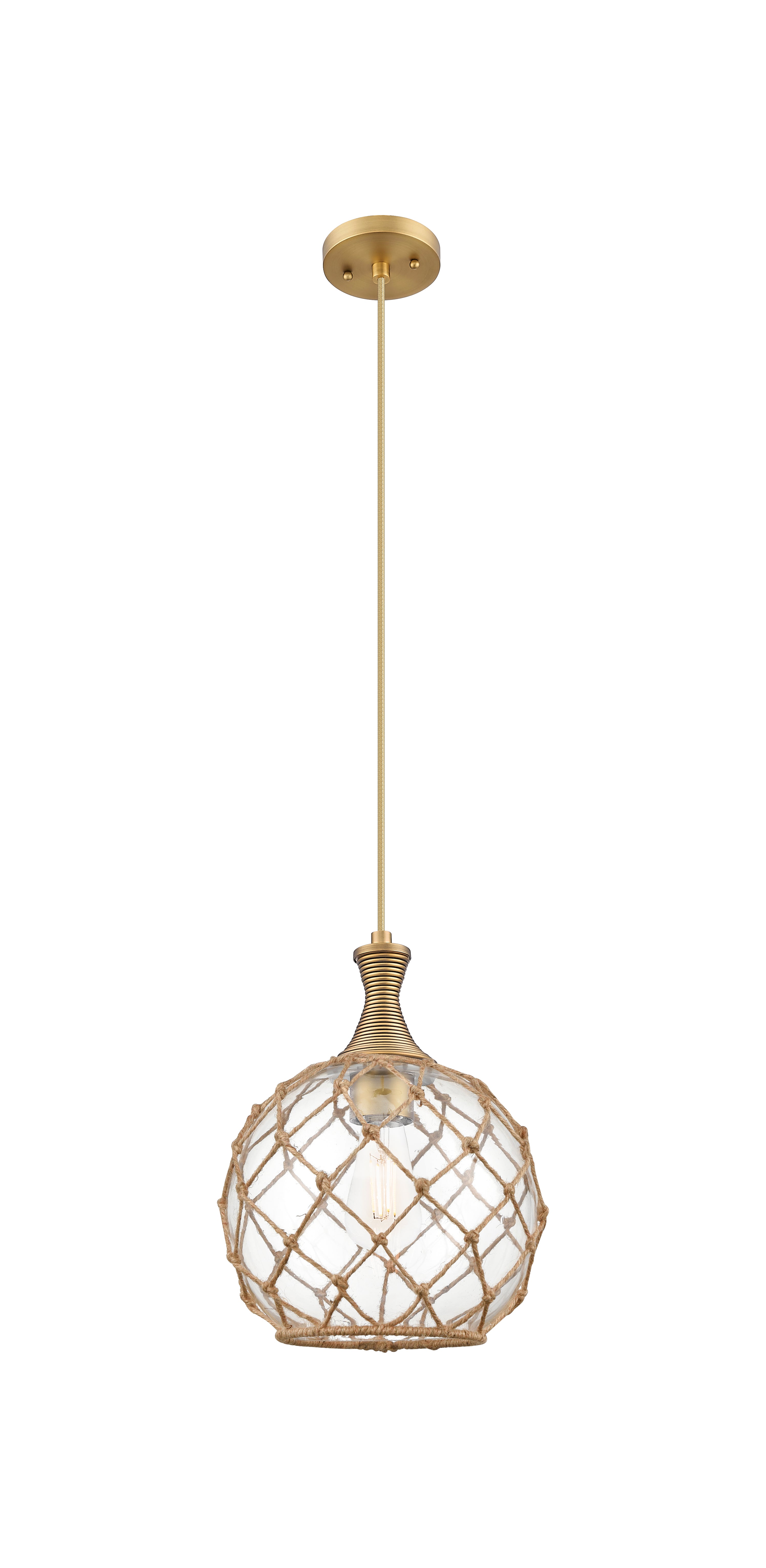 Ballston Mini Pendant Brushed Brass Dimmable