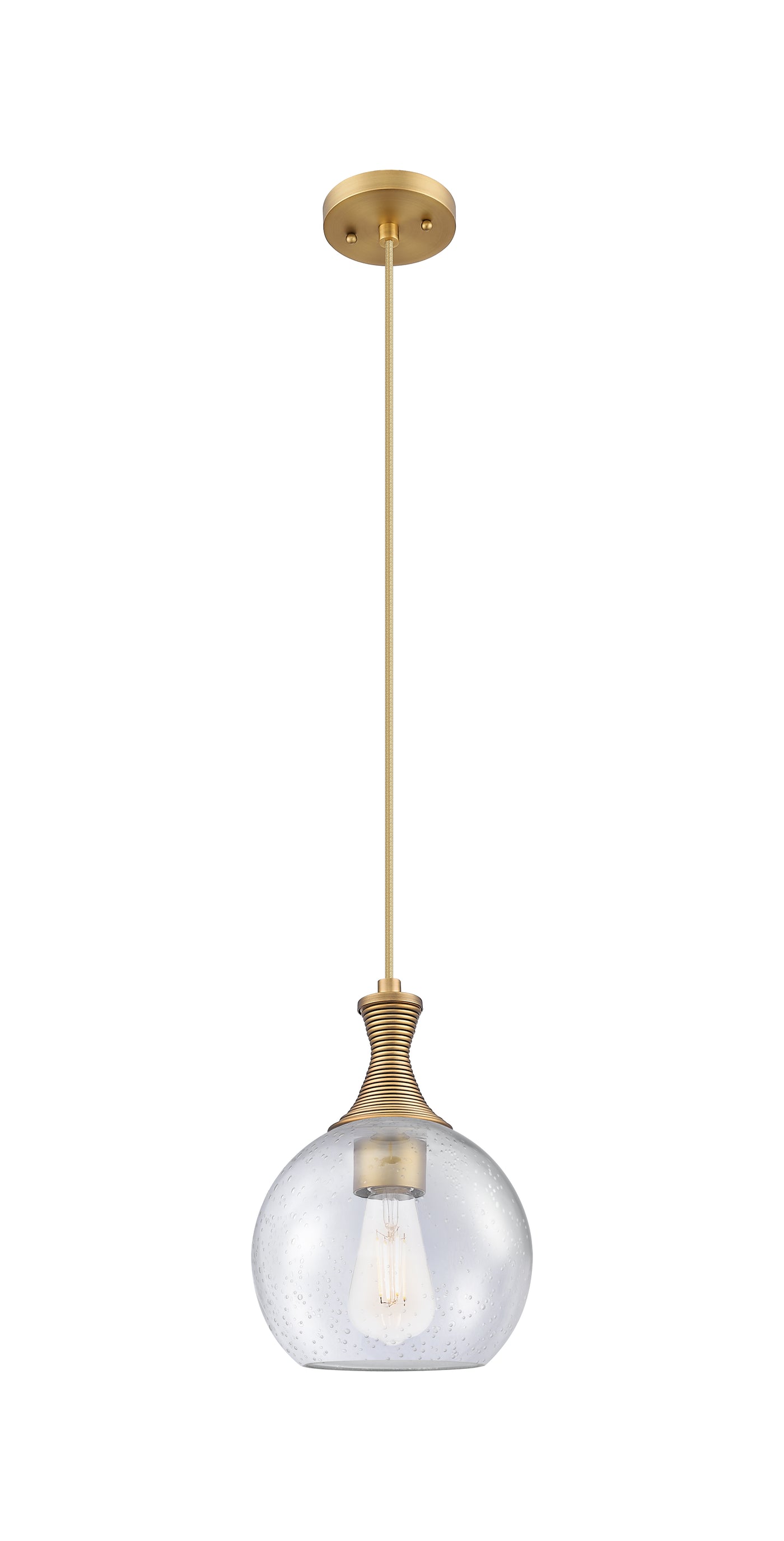 Ballston Mini Pendant Brushed Brass Brass