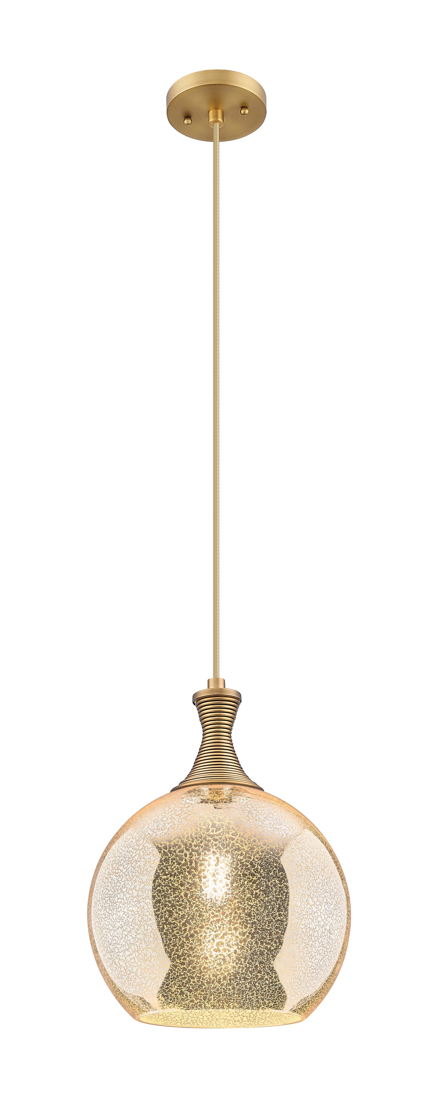 Ballston Mini Pendant Brushed Brass Finish