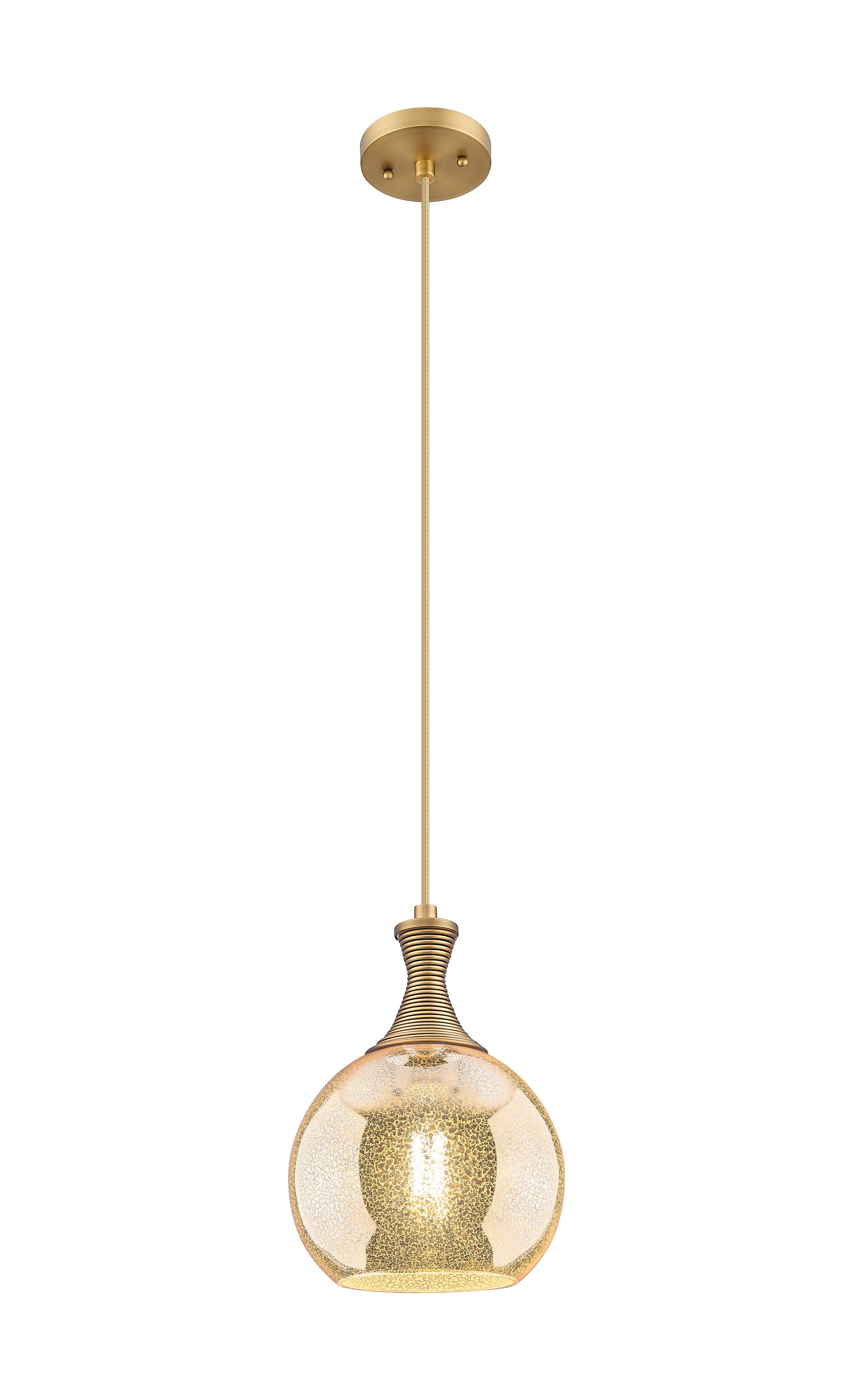 Ballston Mini Pendant Brushed Brass Brass