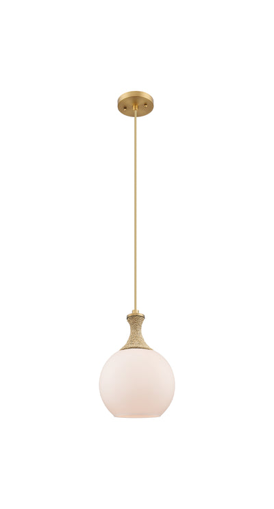 Ballston Mini Pendant 8 Inch Brushed Brass