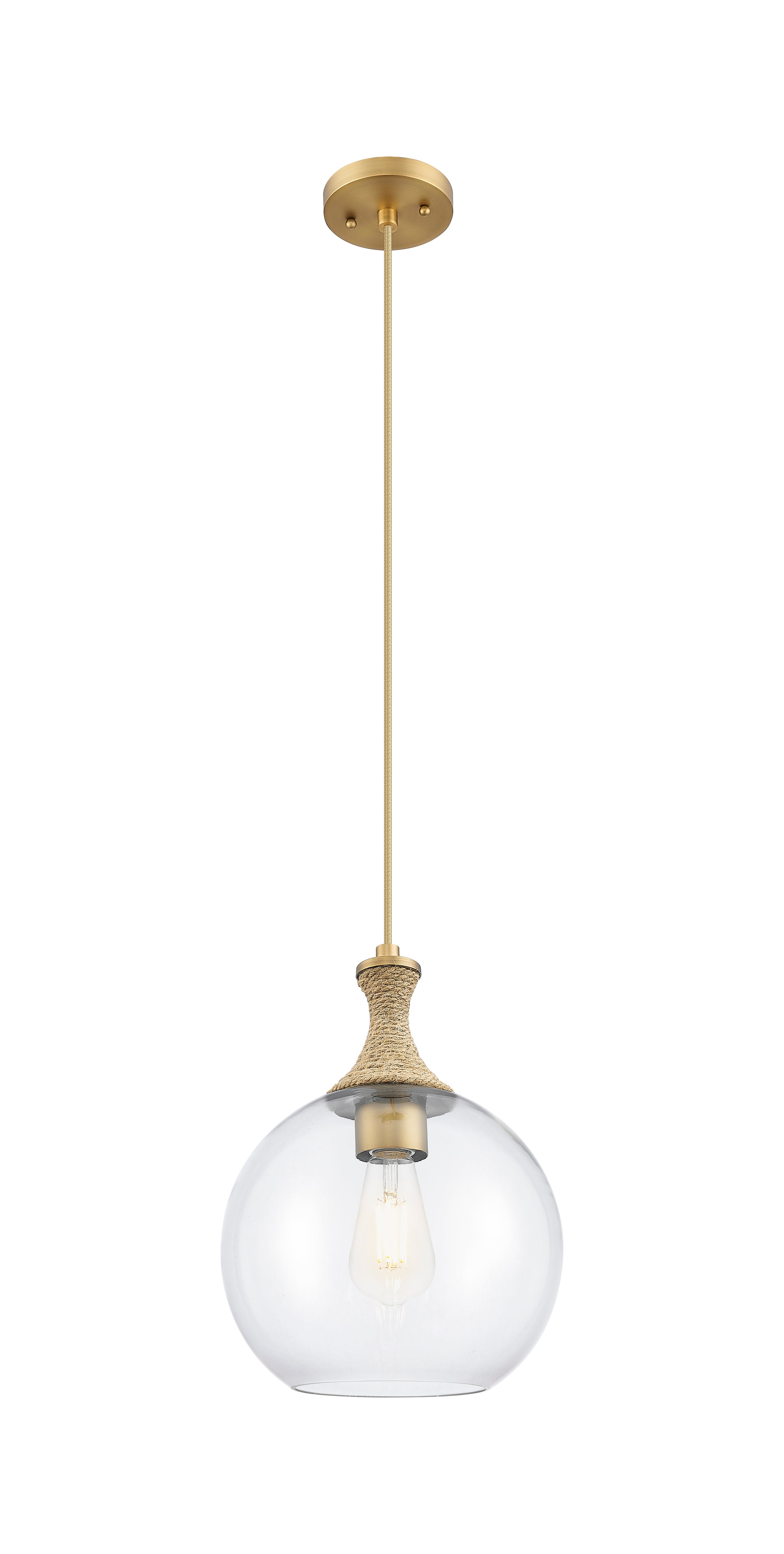 Ballston Mini Pendant Brushed Brass