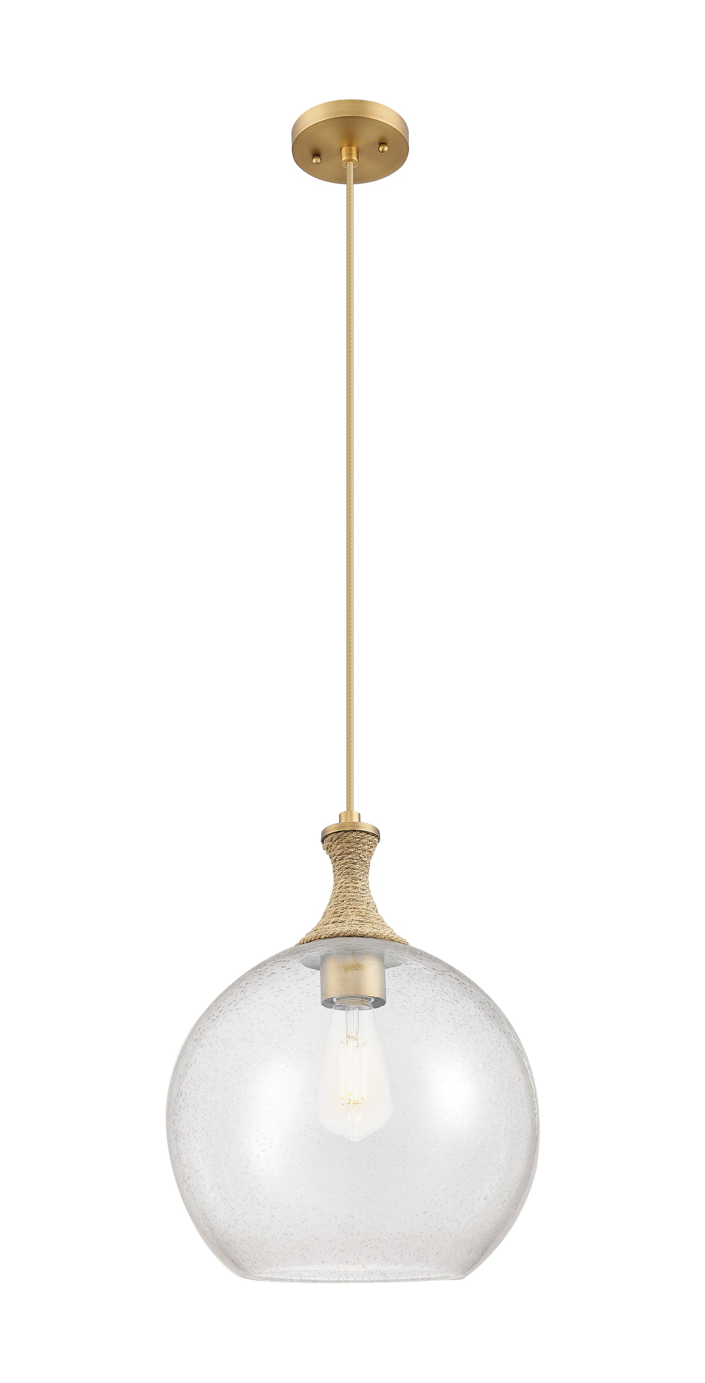 Ballston Mini Pendant Brushed Brass Finish