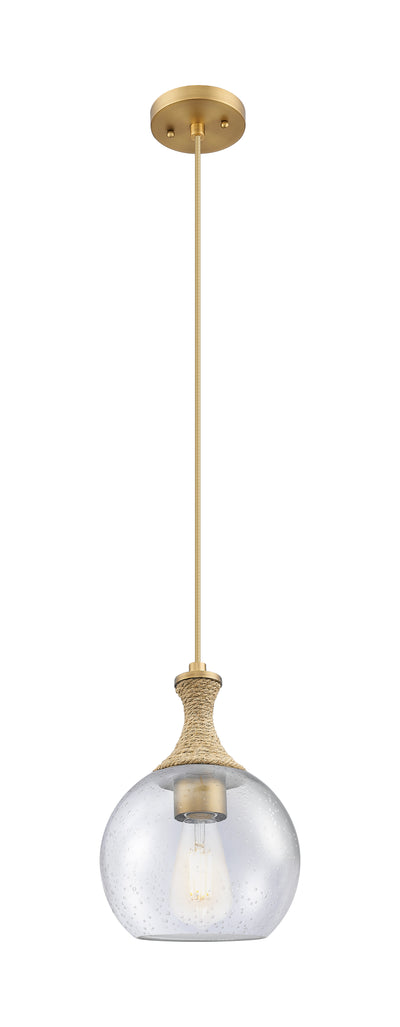 Ballston Mini Pendant 8 Inch Brushed Brass