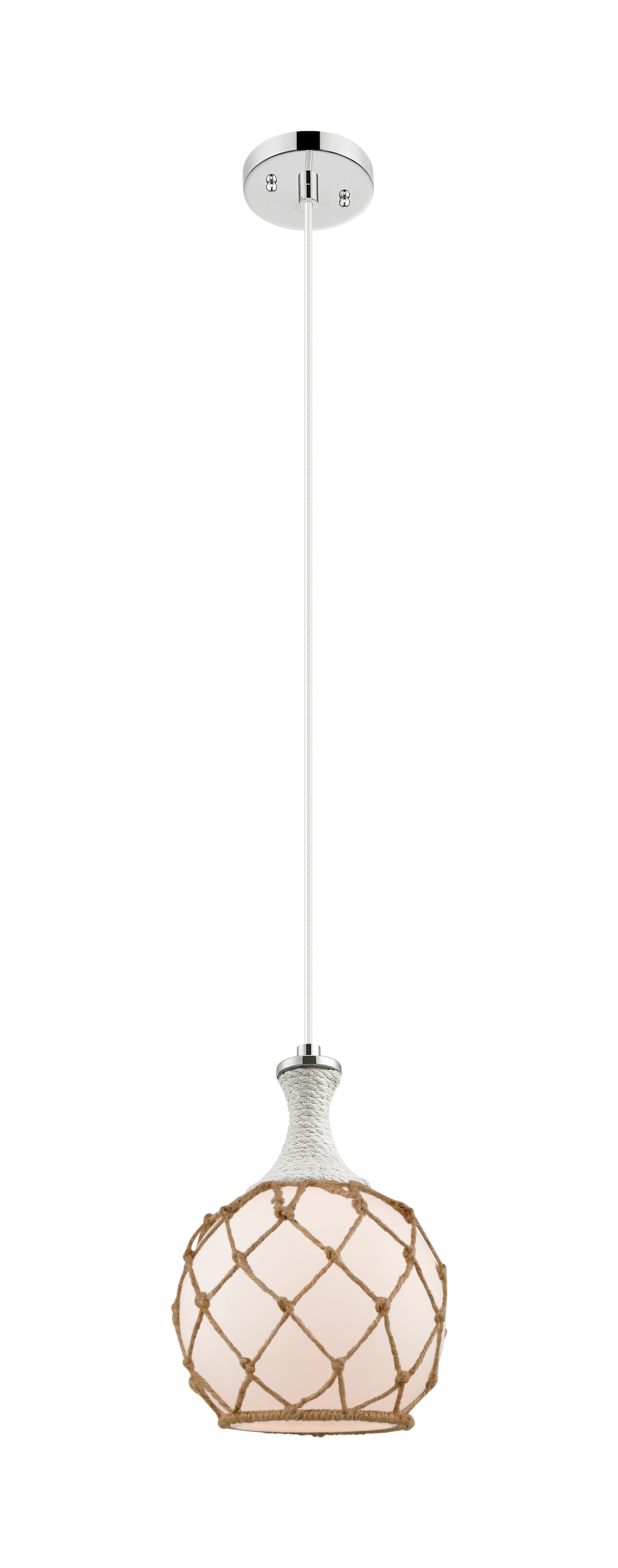 Ballston Mini Pendant Brushed Brass 8 Inch