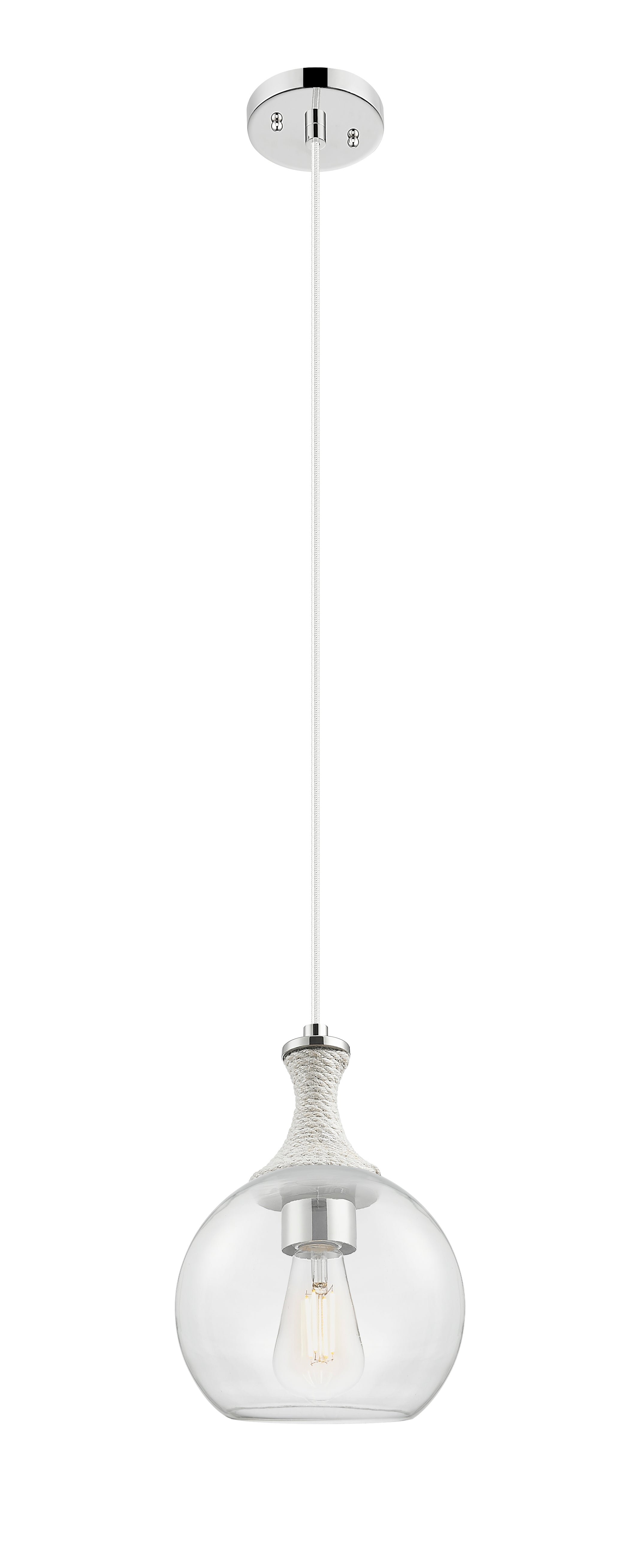 Ballston Mini Pendant 8 Inch Brushed Brass