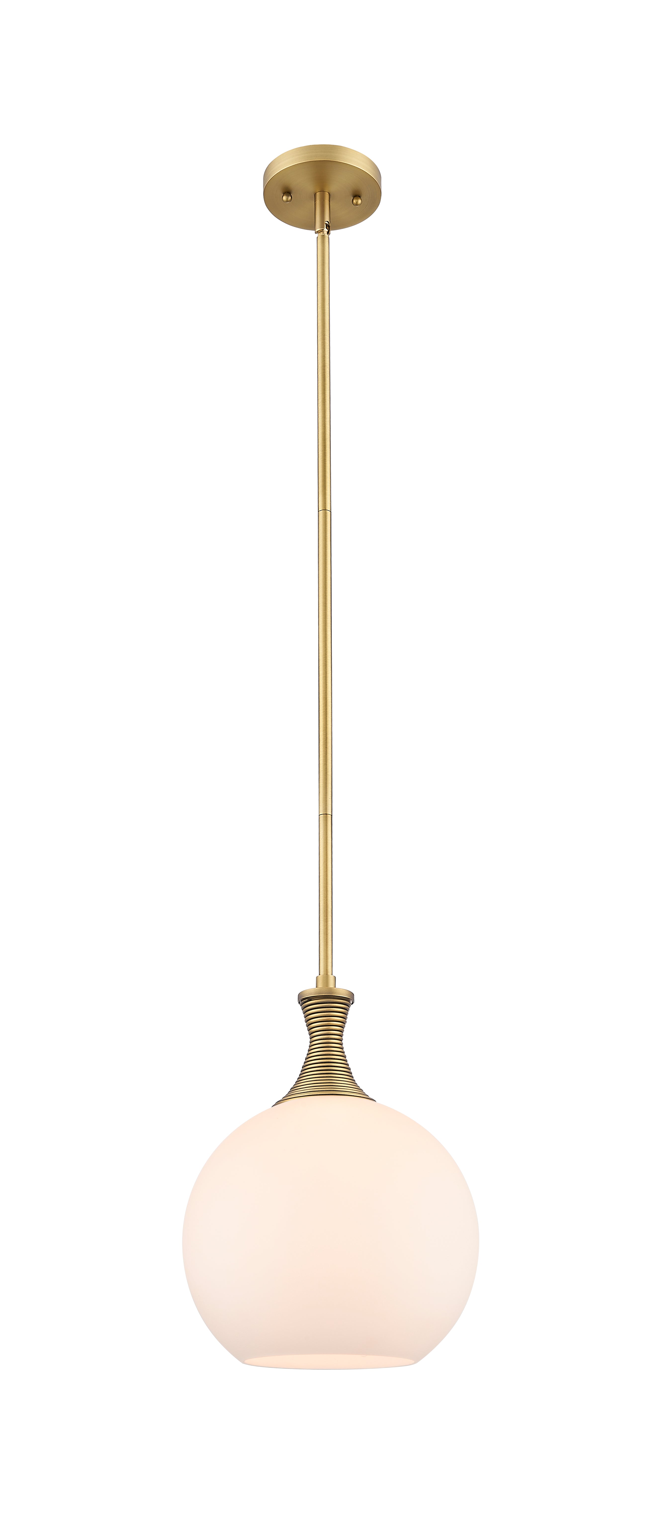 Ballston Mini Pendant Brushed Brass Finish