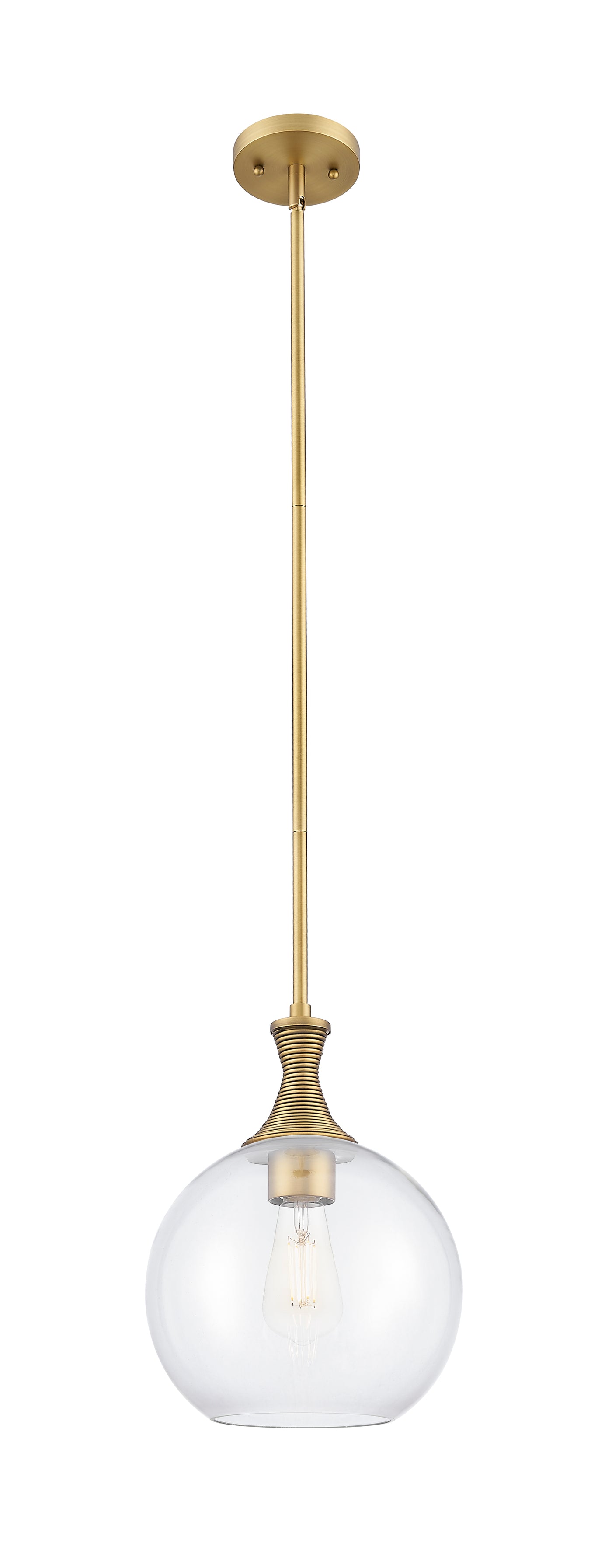 Ballston Mini Pendant Brushed Brass Finish