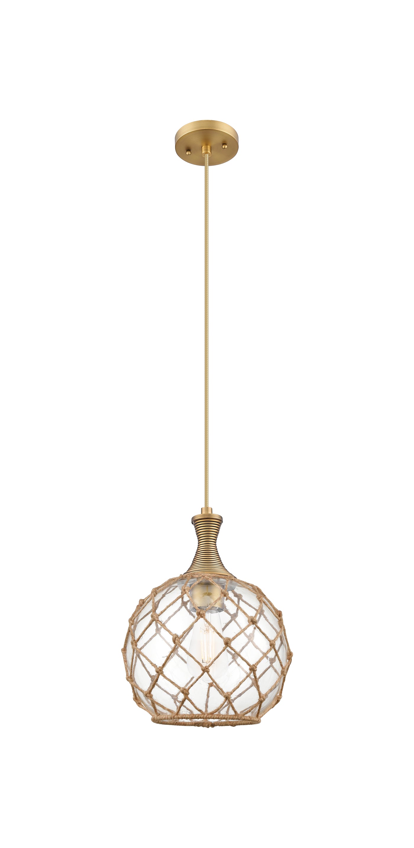 Ballston Mini Pendant Brushed Brass Dimmable