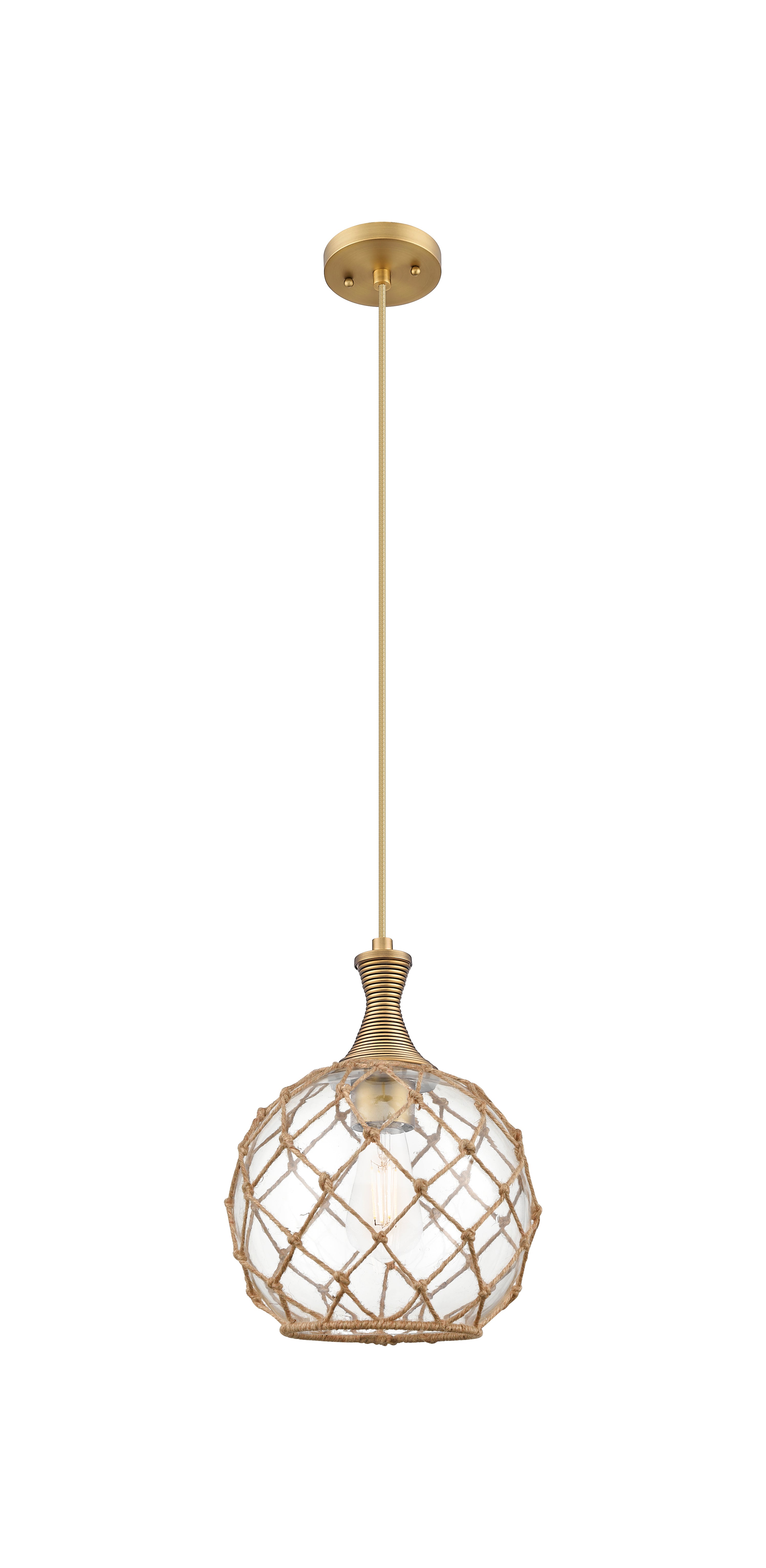 Ballston Mini Pendant Brushed Brass Dimmable