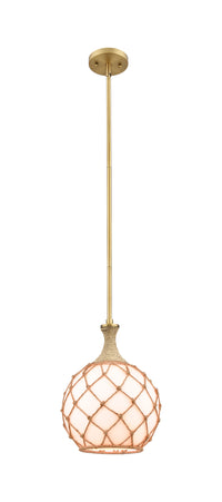 Ballston Mini Pendant Brushed Brass 10 Inch