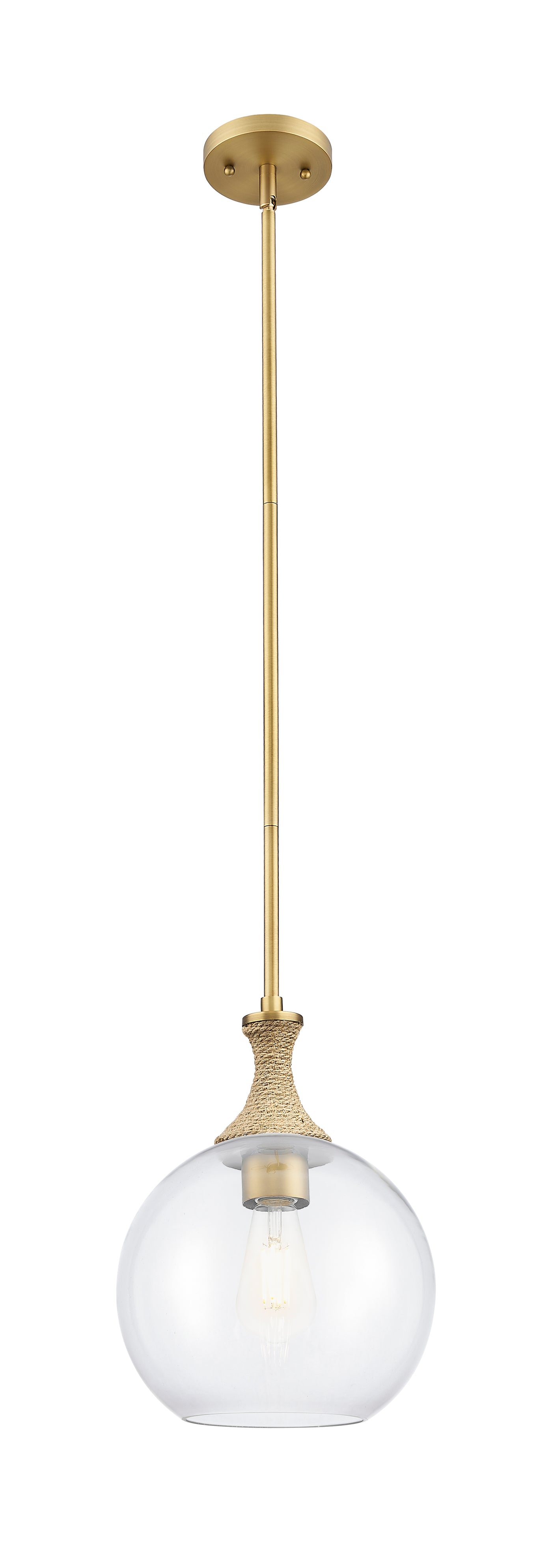 Ballston Mini Pendant Brushed Brass Dimmable