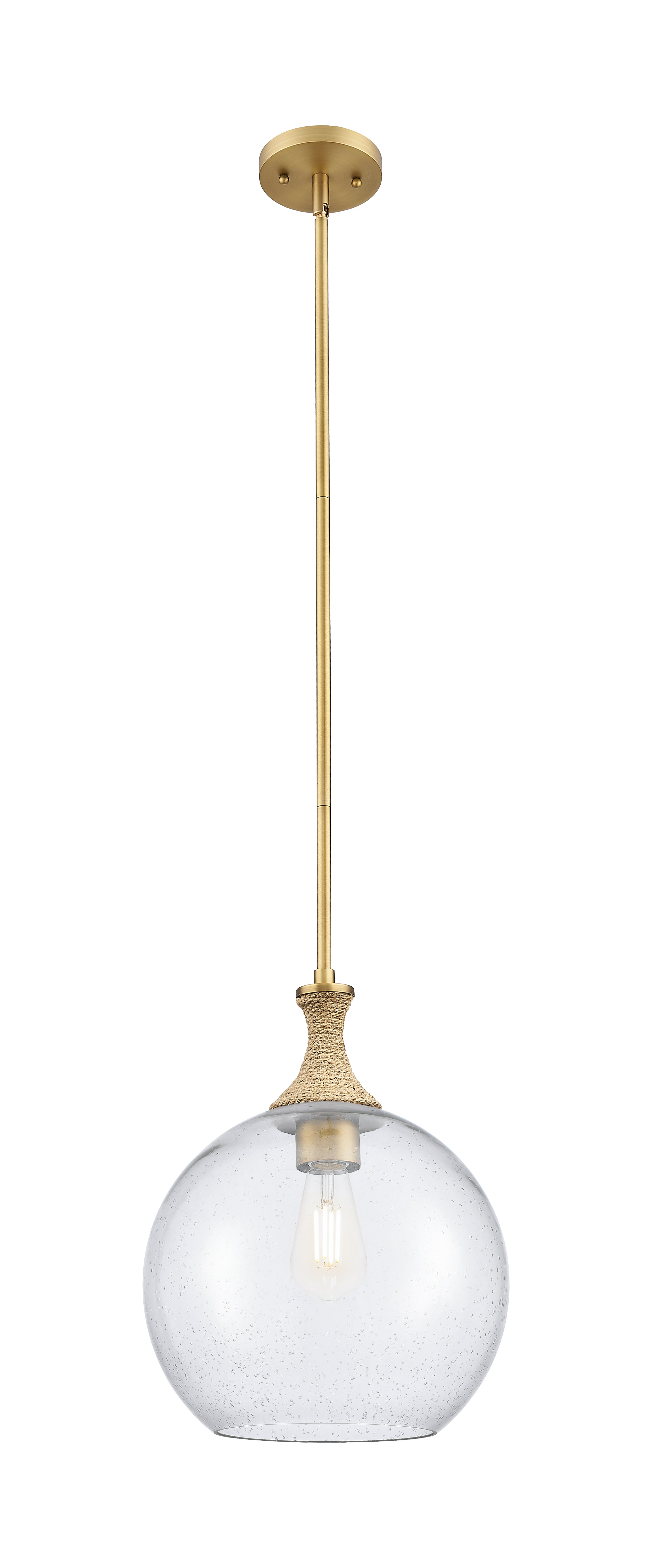 Ballston Mini Pendant Brushed Brass Finish