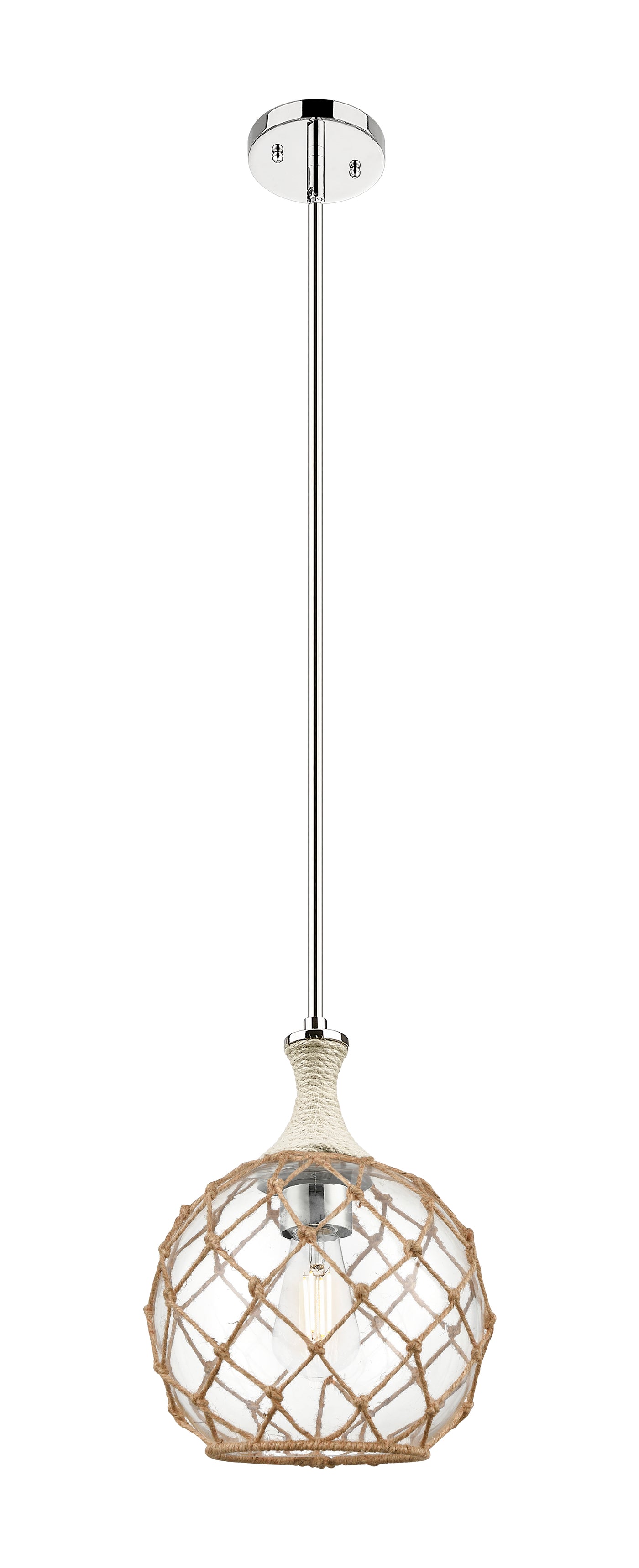 Ballston Mini Pendant Brushed Brass 10 Inch