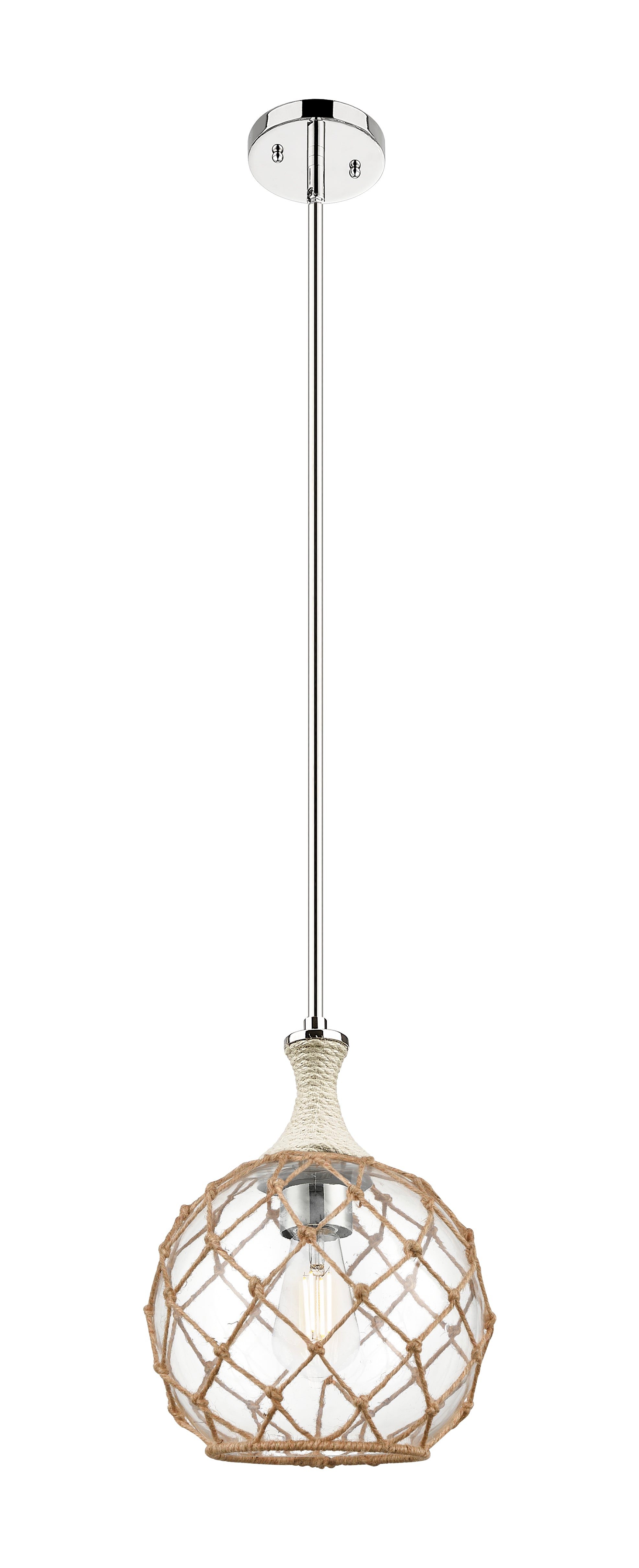 Ballston Mini Pendant Brushed Brass 10 Inch
