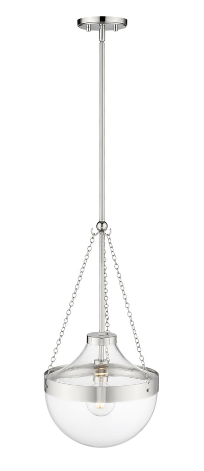 23.5'' Clarra Polished Nickel 1 Light Pendant