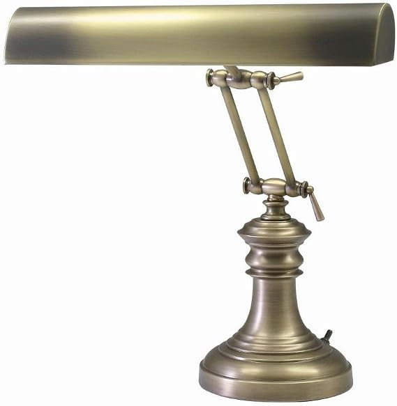 16-inch Piano/desk Antique Brass Desk Lamp