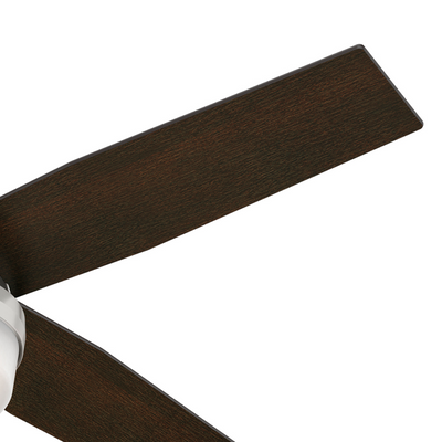 52 inch Dempsey Brushed Nickel Low Profile Ceiling Fan with LED Light Kit and Handheld Remote