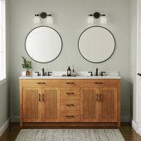 14'' Corella Matte Black 2 Light Bath Vanity