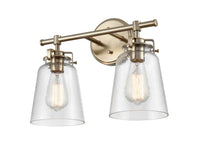 16'' Amberose Modern Gold 2 Light Bath Vanity