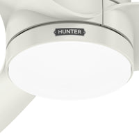 52 inch Bolsa Fresh White Ceiling Fan with LED Light Kit and Handheld Remote