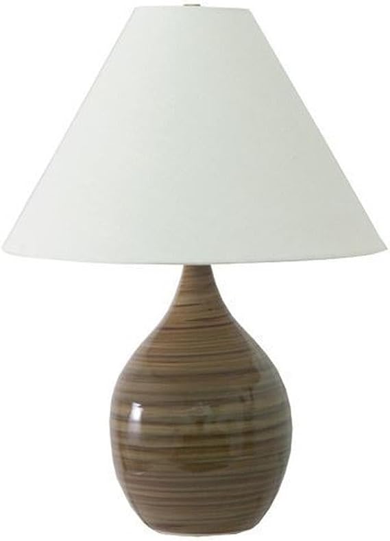 22.5-inch Scatchard Tiger Eye Switch on Socket Table Lamp