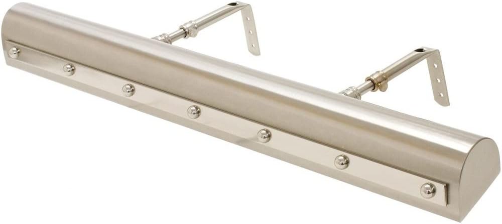 24-inch Classic Traditional Mahogany Bronze Antique Brass Rivet Plug-In Picture Light