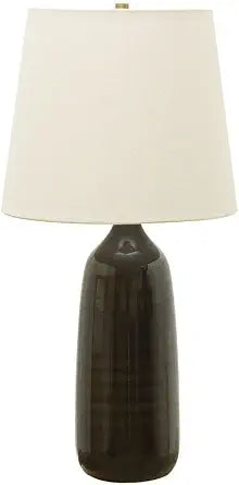 31-inch Scatchard Blue Gloss Table Lamp