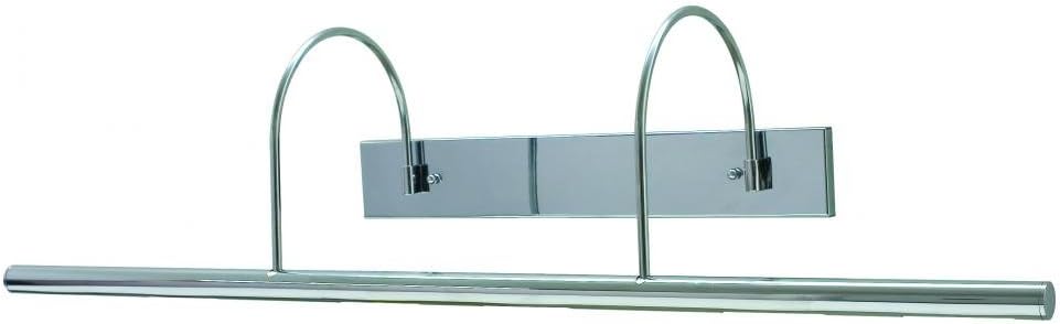 36-inch Slim-Line Satin Brass LED Direct Wire Picture Light