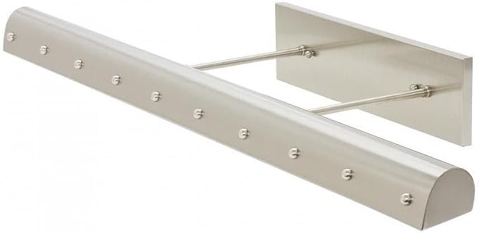 36-inch Classic Traditional Satin Nickel Polished Nickel Strap Direct Wire Picture Light
