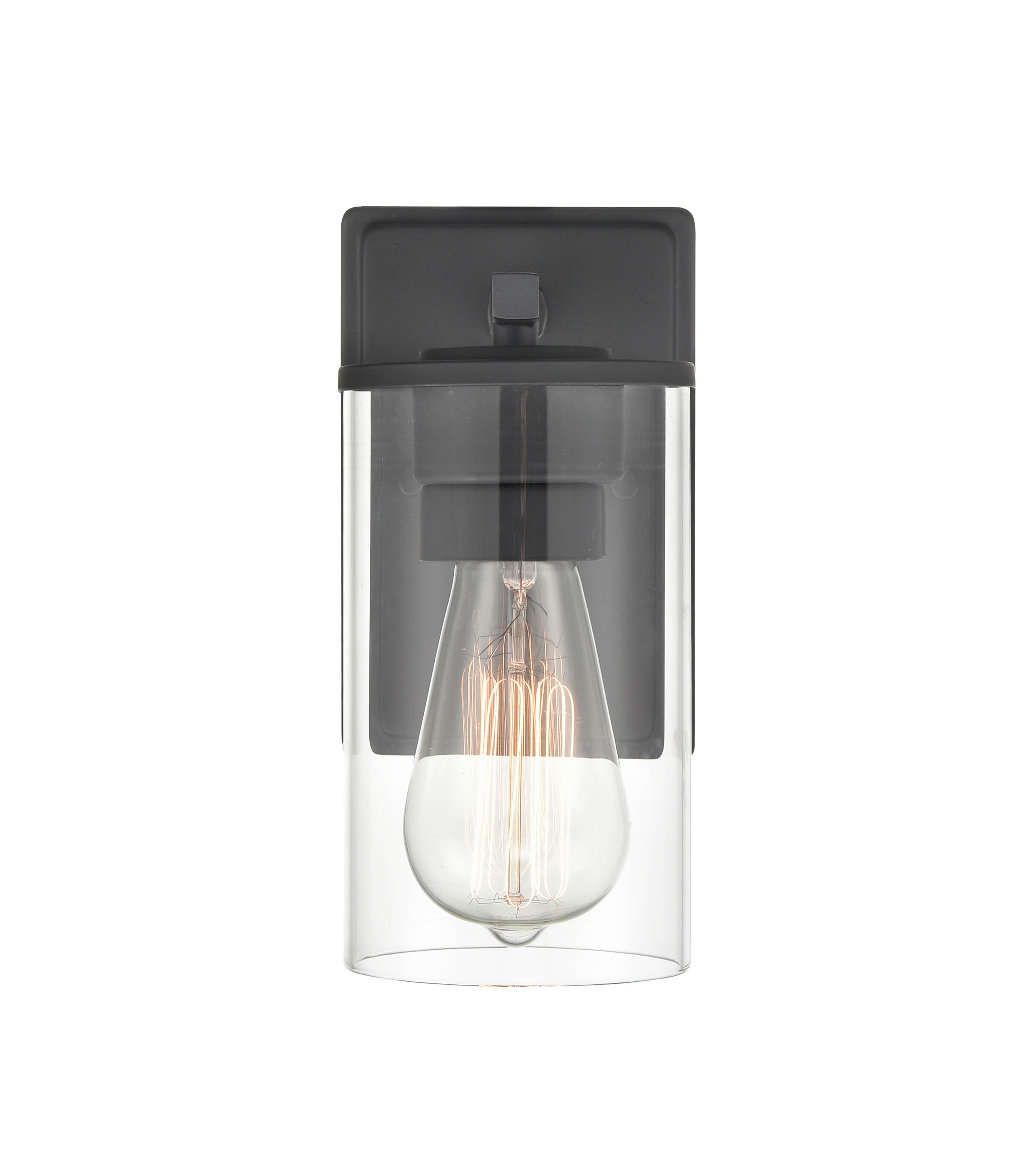4.33'' Verlana Matte Black 1 Light Wall Sconce