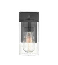 4.33'' Verlana Matte Black 1 Light Wall Sconce