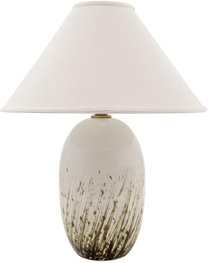 28.5-inch Scatchard Decorated White Gloss Table Lamp