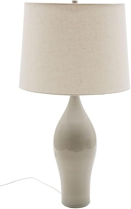 27-inch Scatchard White Gloss Table Lamp